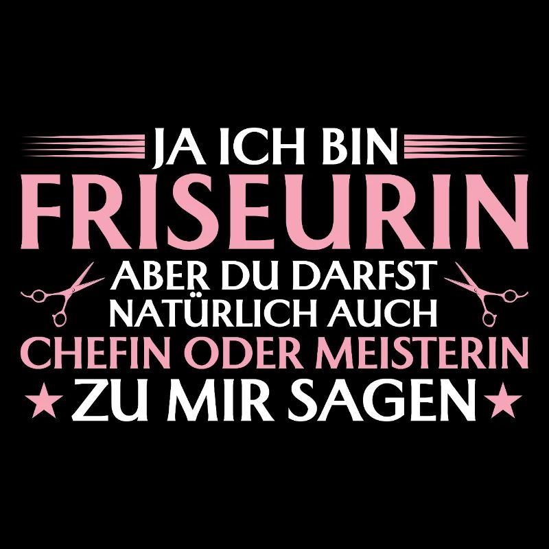 Friseurin Chefin oder Meisterin