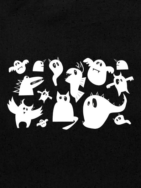 Monstres effrayants mignons - Halloween