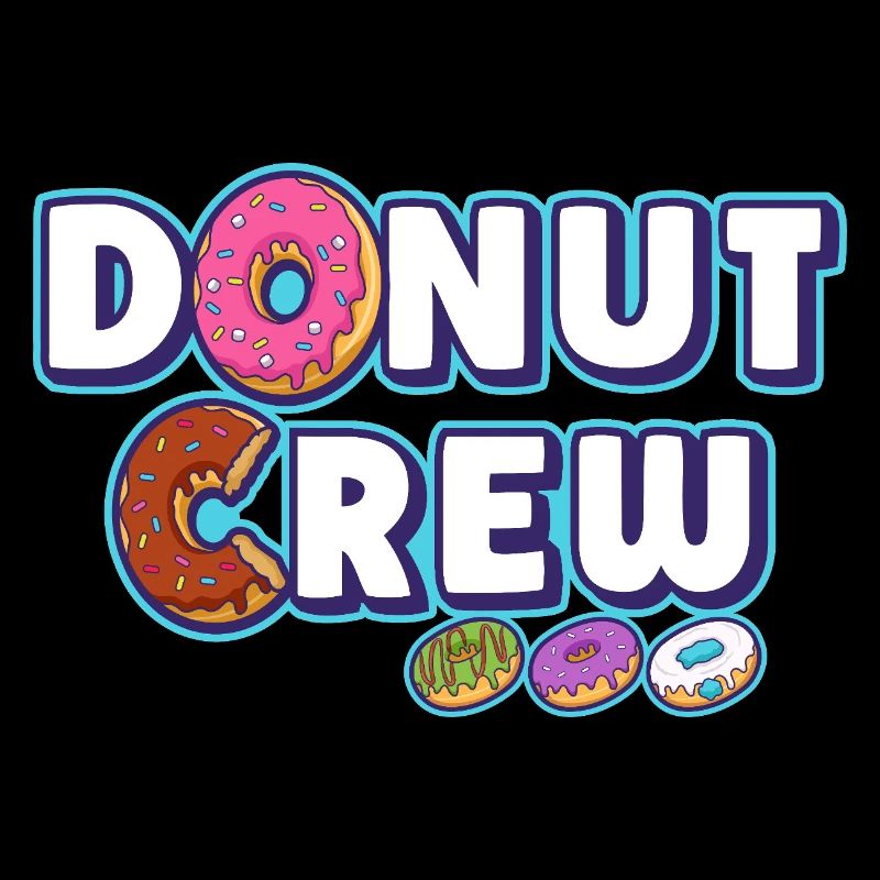 Donut Süßigkeit Gebäck Backware Donut Crew