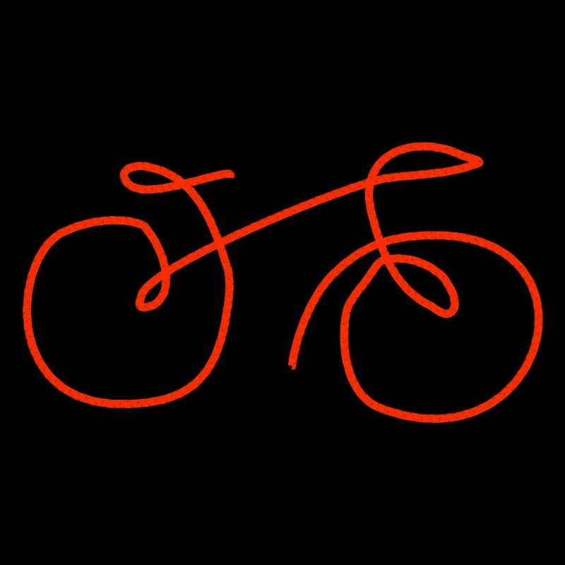 Vélo dessiné à la main