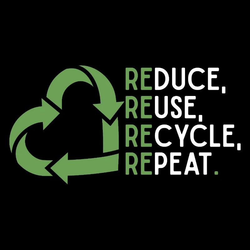 Reduce Reuse Recycle Repeat – Eco Theme