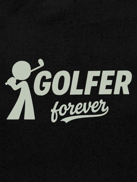 Silhouette du golfeur éternel