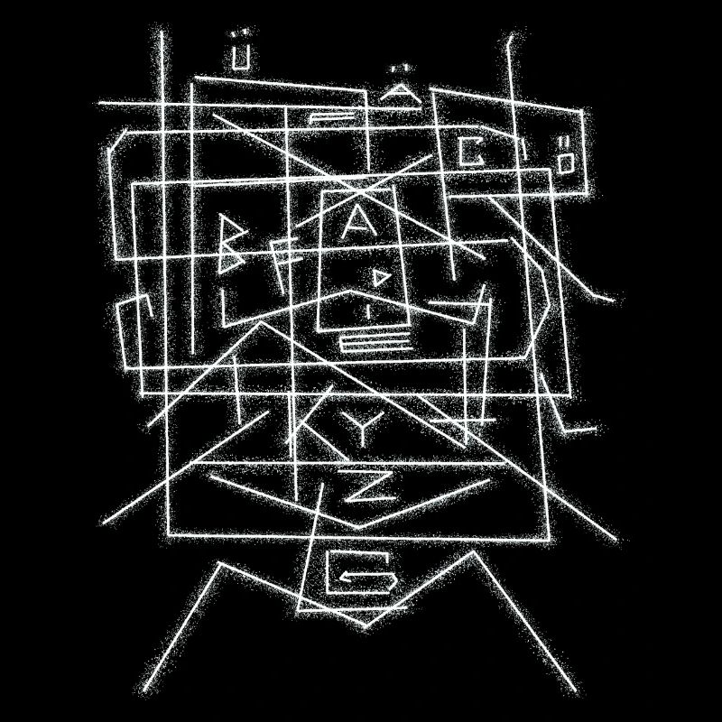 Alphabet character pattern ABC