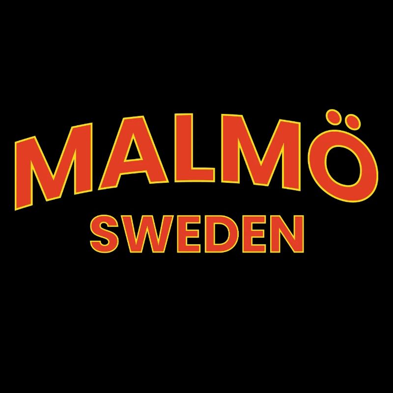 Logo en gras de Malmö Suède