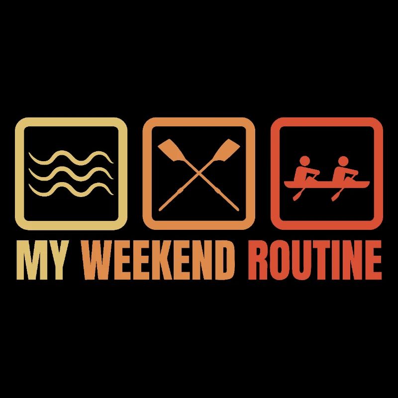 Ruderer Wochenendroutine