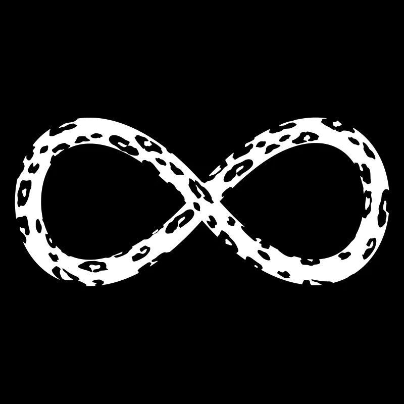 Leopard Infinity Dünnes Negativ