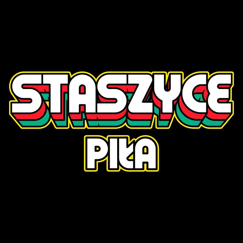 Staszyce Piła. Nom du district rétro