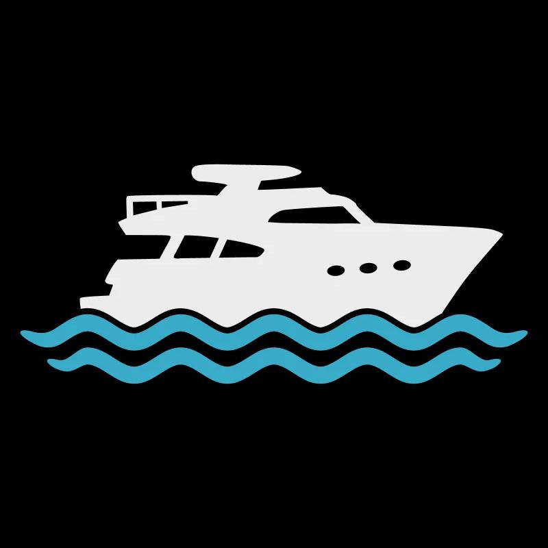 Yacht Silhouette Motorboot