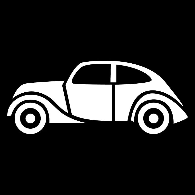 Oldtimer Symbol - Auto Klassiker Comic