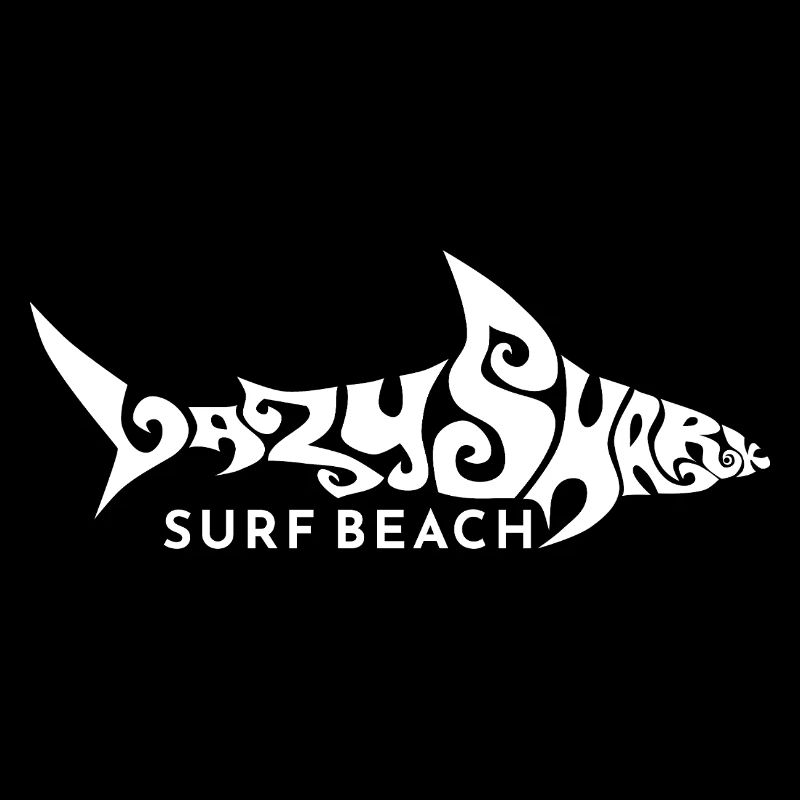 Hai Lazy Shark surf beach sixties beach maritime