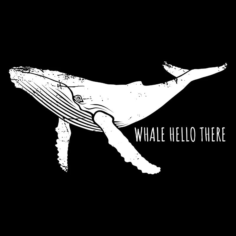Whale Hello There - Whale - Humpback Whale - Marine Mammals