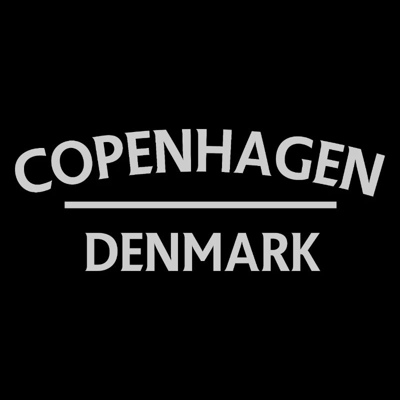 Copenhague – Danemark Textdesign