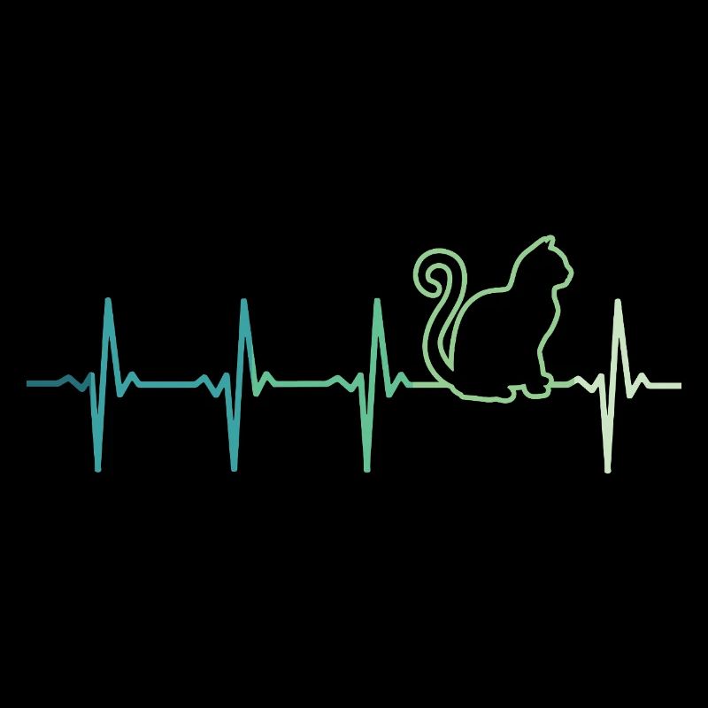 chat battement de coeur chats