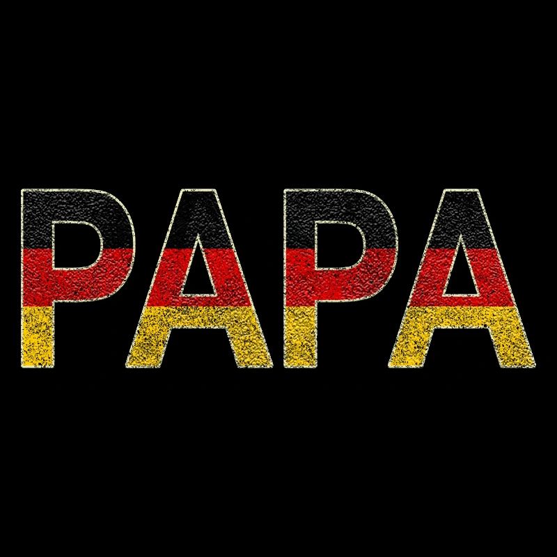 Papa im Flaggen-Texture Deutsch