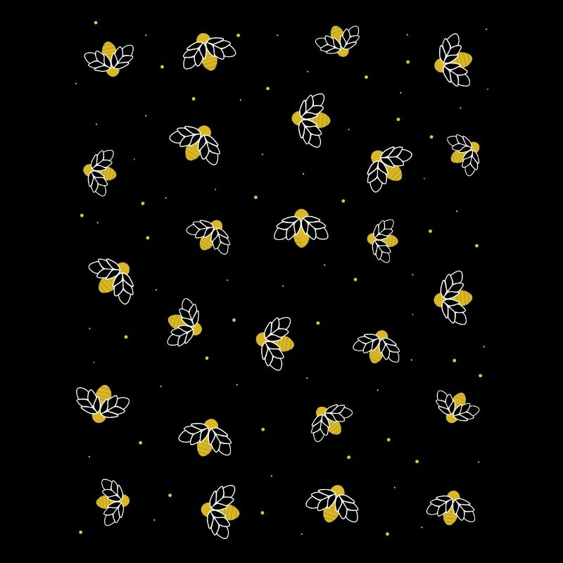 Fireflies flying around
