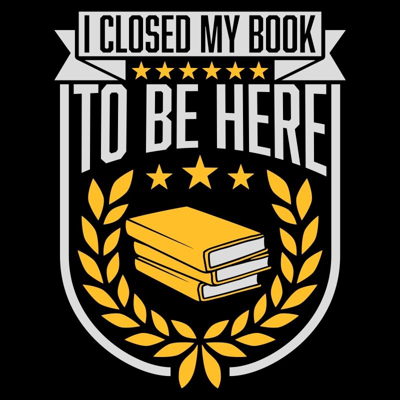 I closed my book