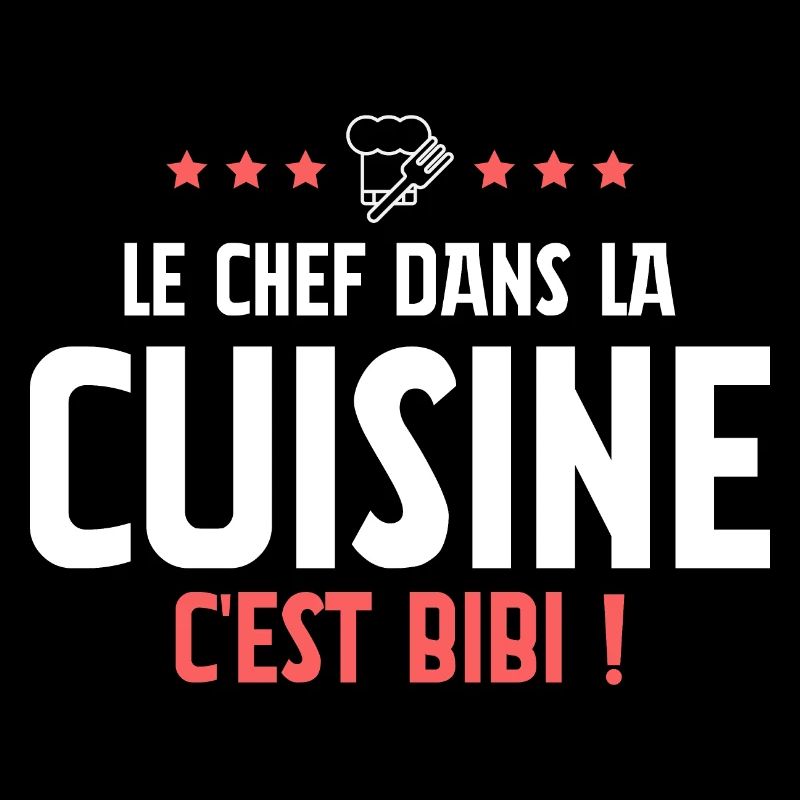 Le chef dans la cuisine c'est bibi ! - Tablier