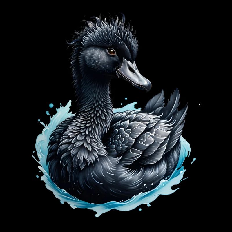 Der schwarze Schwan und die blaue Rose