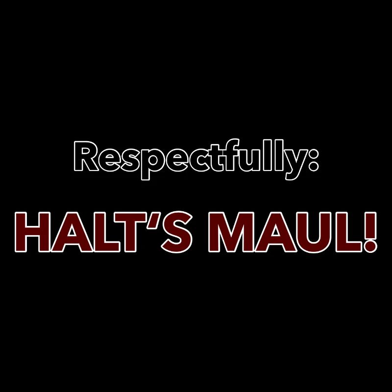 Avec tout le respect d’une déclaration d’un type particulier