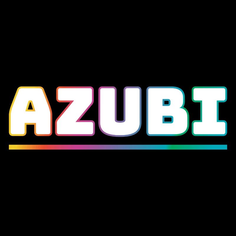 Design Azubi weiss bunt