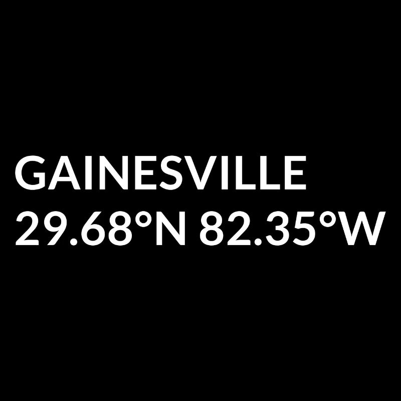 Gainesville, Florida, United States Coordinates