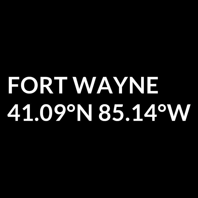 Fort Wayne, Indiana, USA Coordinates