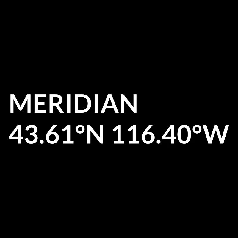 Meridian, Idaho, USA Coordinates