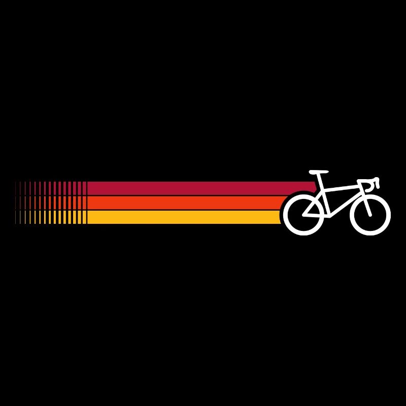 Silhouette vélo Sunset Stripes