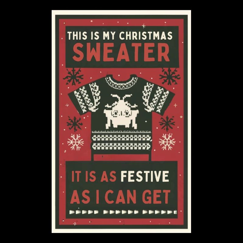 C’est mon pull de Noël.