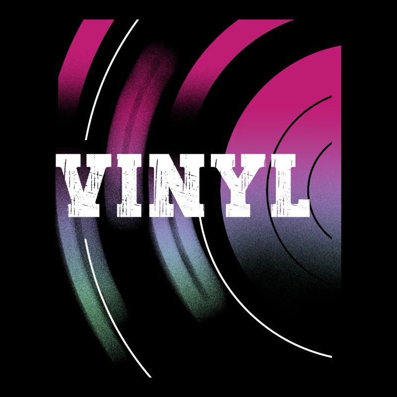 Vinyl Record LP Turntable Retro