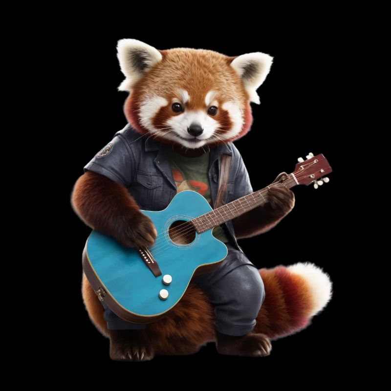 Red Panda Gitarre