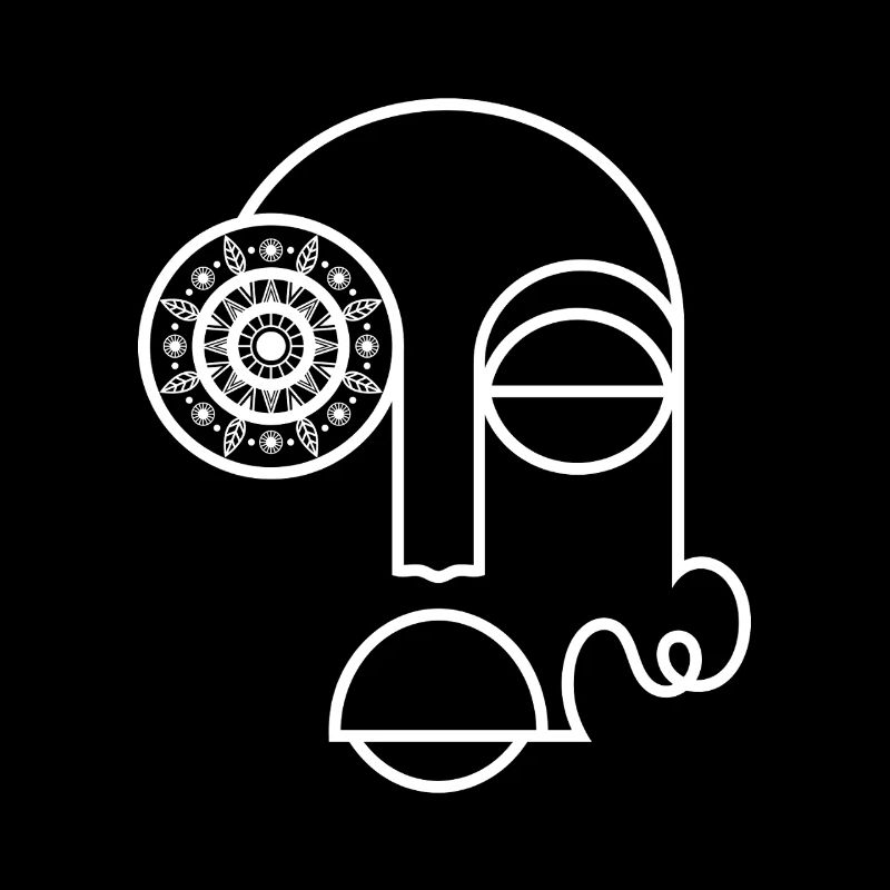 Abstract Face / Modern Abstract Face