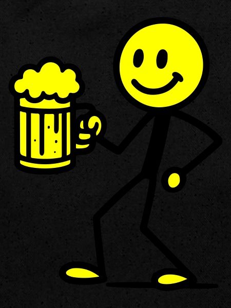 Bière Stick Figure