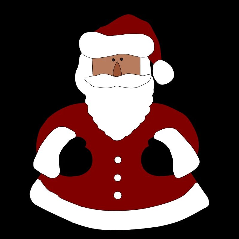 Santa Umarmung Illustration