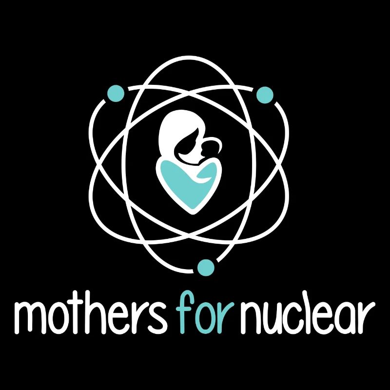 Logo »Mothers for Nuclear« (light)