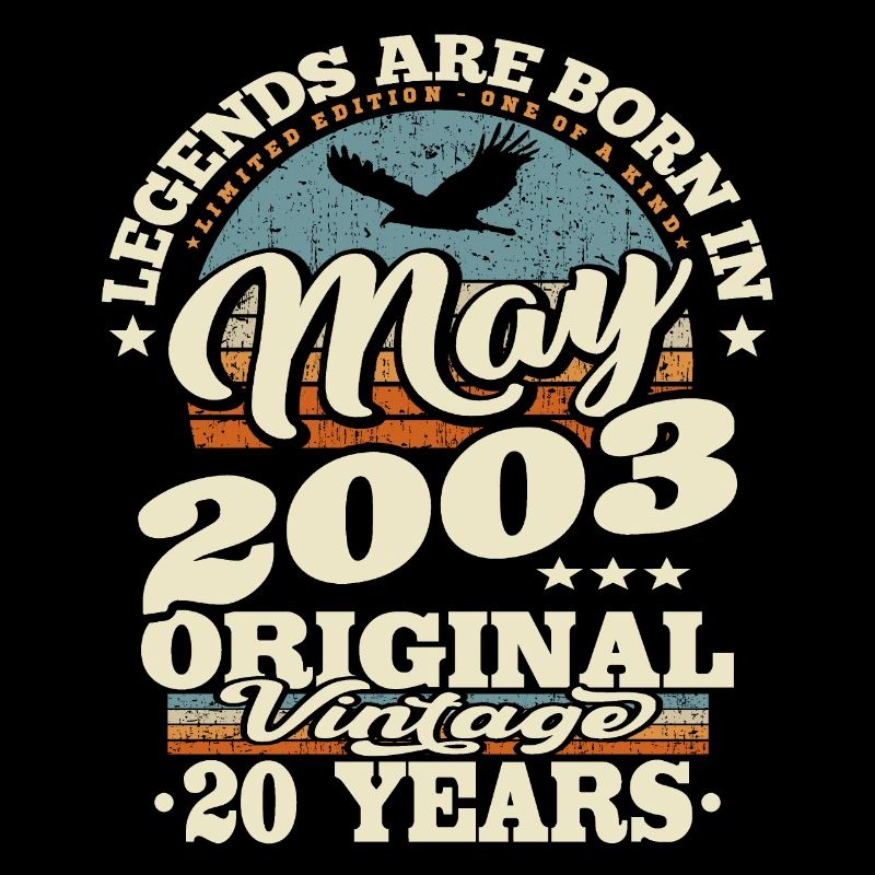 Legends are born in may 2003 - 20 years old