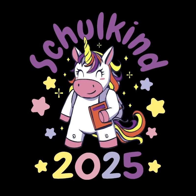 Einschulung Schulkind 2025 Einhorn