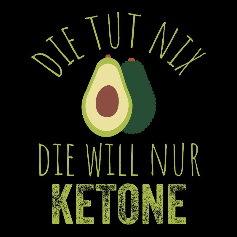 Avocado Keto Spruch Tee