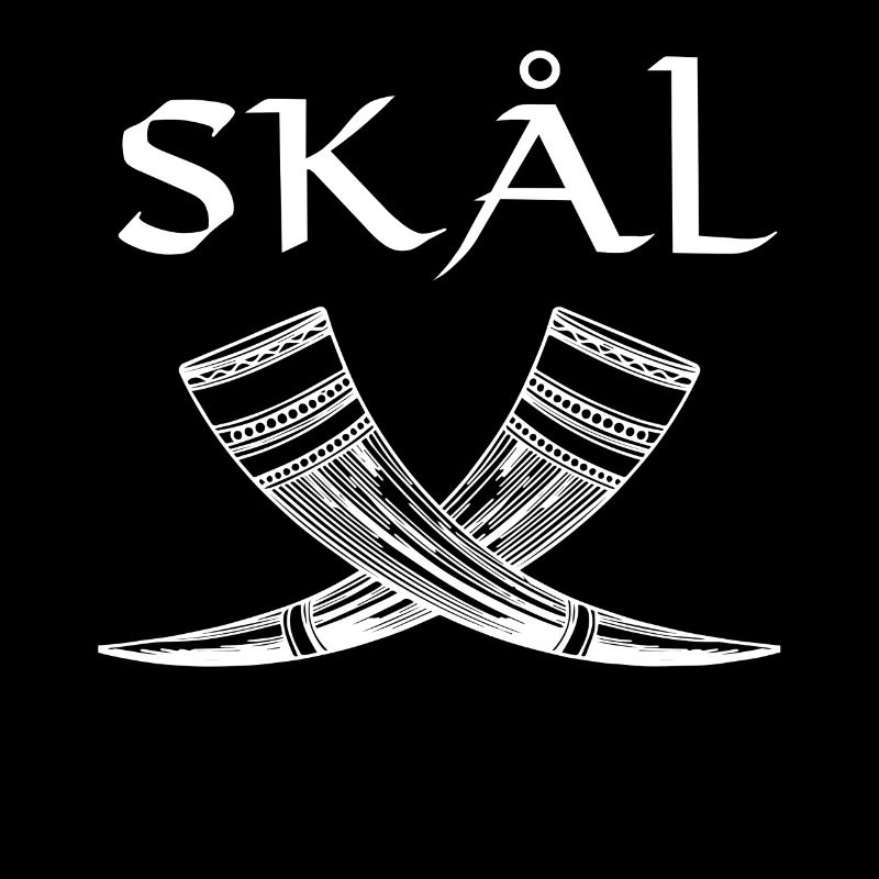 Skal drinking horn