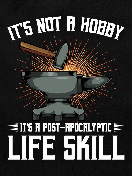 Post-apocalyptic blacksmithing