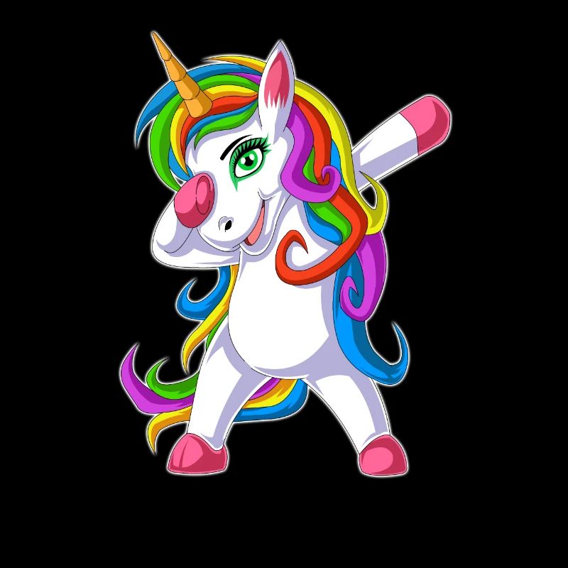 dabbing unicorn