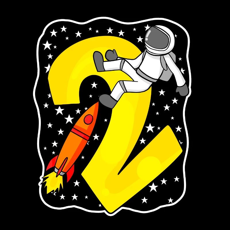 2e anniversaire - 2 ans Jeune astronaute