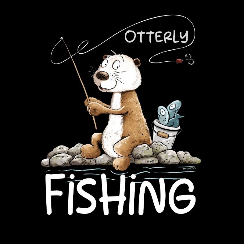 Droll Angler Otter Pêche Dicton Pêche