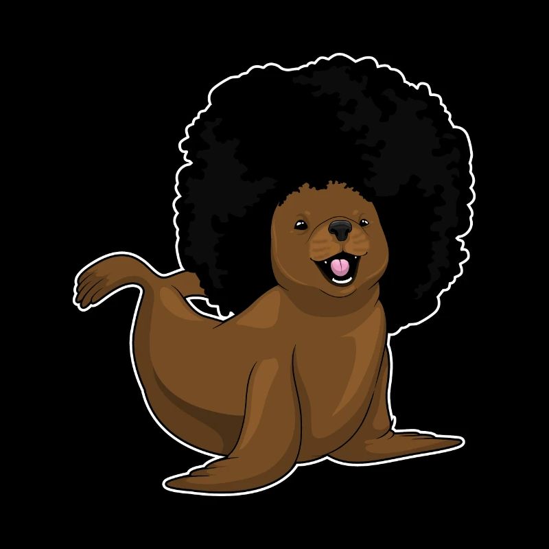Coiffure afro Seal