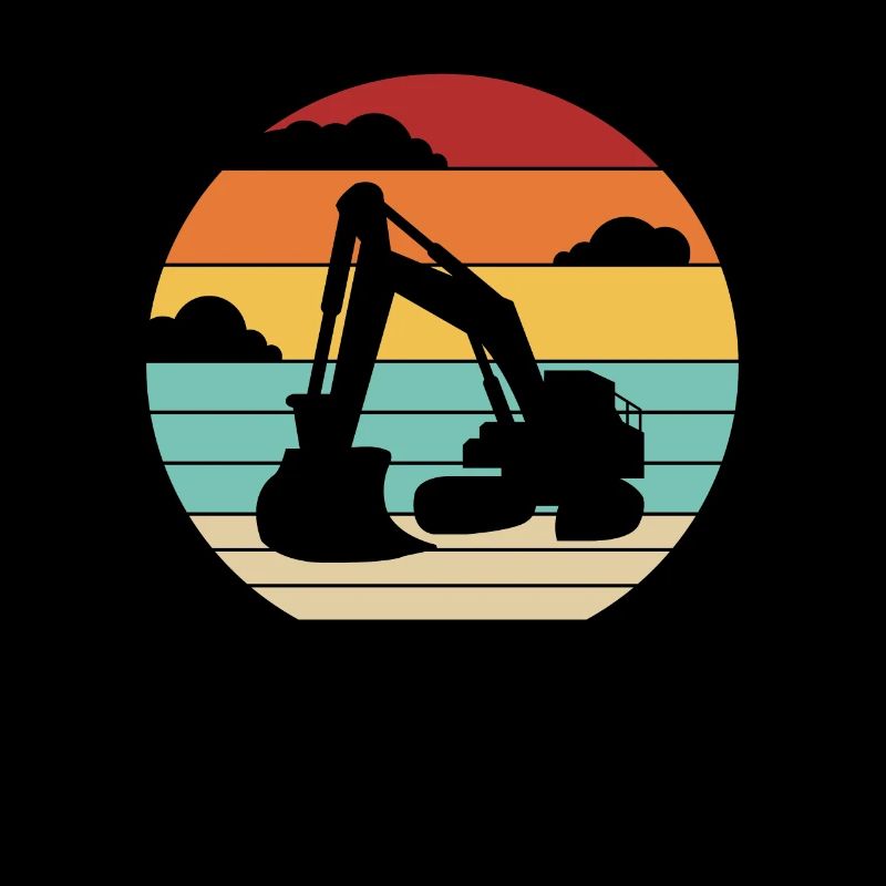 Retro Raupenbagger Excavator Seilbagger