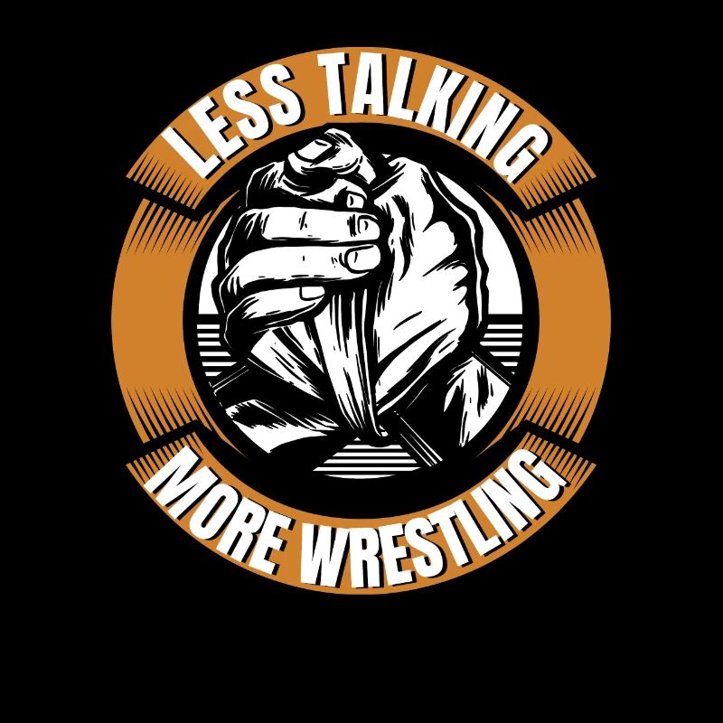 Less Talking More Wrestling Exercise Trainer Arm