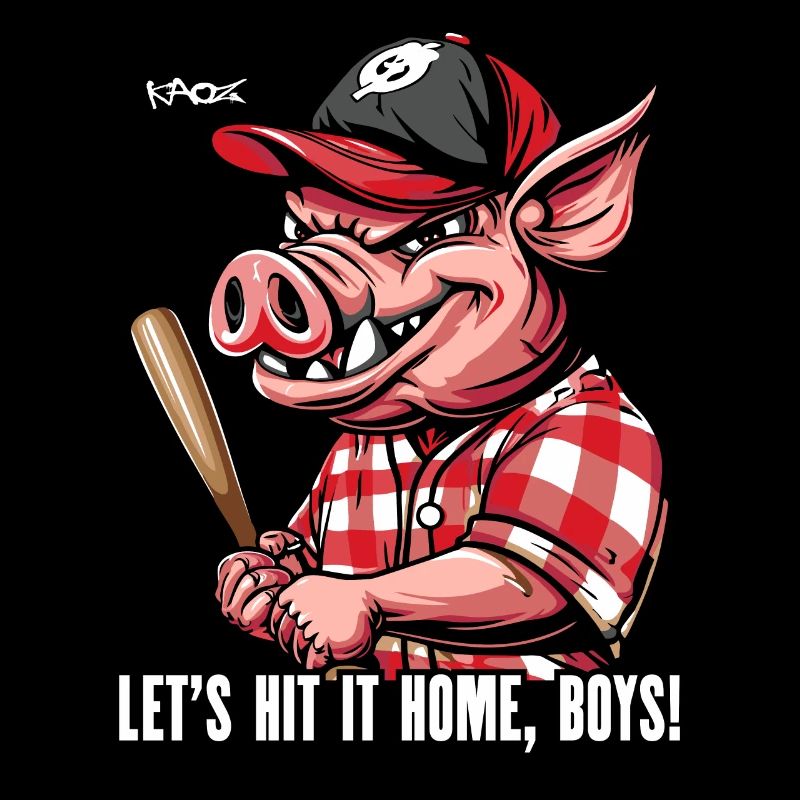 Hit it Home, Homeboys - Baseball Pig