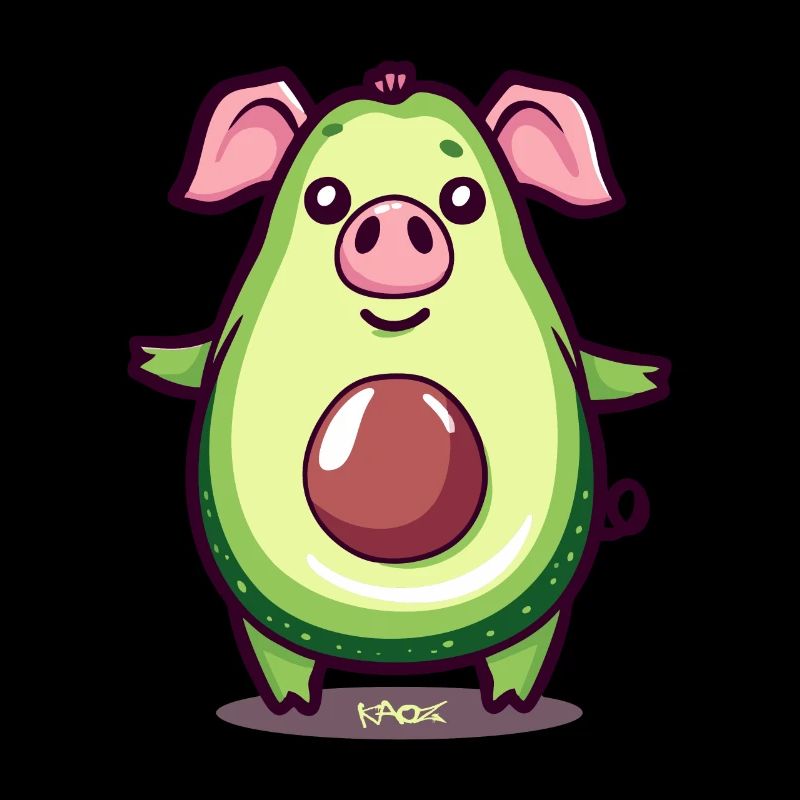 Pigocado, le cochon avocat