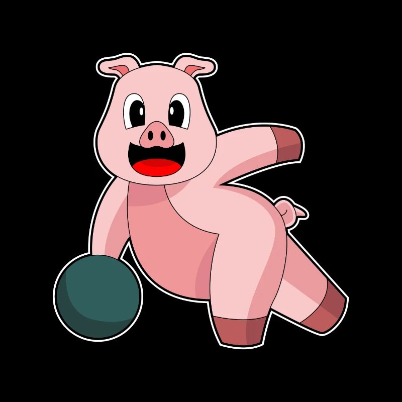 Schwein Bowling Bowlingkugel
