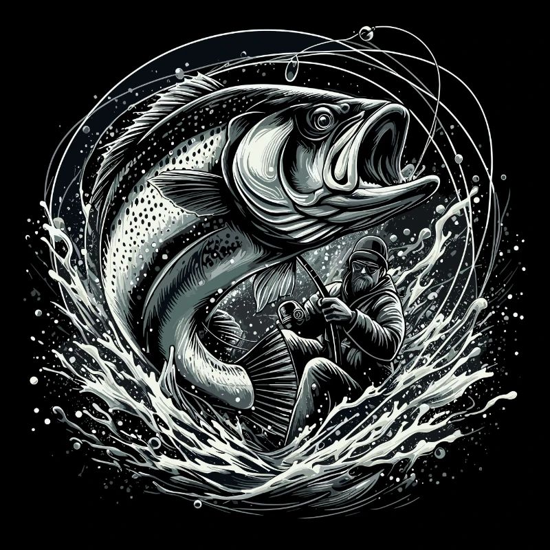 Pêcheur pêcheur dynamique cadeau